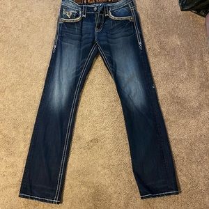 Mens Rock Revival slim straight size 32